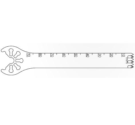 Brasseler Usa Medical Brassler Large Bone Oscillating Saw Blade, 90 x 12.5 mm, 0.89 mm Thick - KOMK7129035