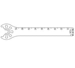 Brasseler Usa Medical Brassler Large Bone Oscillating Saw Blade, 90 x 12.5 mm, 1.27 mm Thick - KOMK7129050