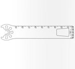 Brasseler Usa Medical Brassler Large Bone Oscillating Saw Blade, 90 x 19 mm, 0.89 mm Thick - KOMK7199035