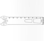 Brasseler Usa Medical Brassler Large Bone Oscillating Saw Blade, 90 x 19 mm, 1.19 mm Thick - KOMK7199047