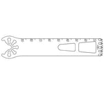 Brasseler Usa Medical Brassler Large Bone Oscillating Saw Blade, 90 x 19 mm, 1.37 mm Thick - KOMK7199054