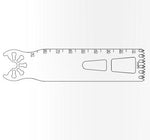 Brasseler Usa Medical Brassler Large Bone Oscillating Saw Blade, 90 x 25 mm, 0.89 mm Thick - KOMK7259035