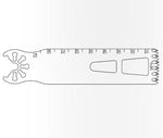 Brasseler Usa Medical Brassler Large Bone Oscillating Saw Blade, 90 x 25 mm, 1.37 mm Thick - KOMK7259054