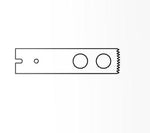 BRASSELER USA MEDICAL LLC Brassler Small Bone Saw Blades and Rasps KM-12005 1 Each-MDL-KOMKM12005