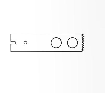 BRASSELER USA MEDICAL LLC Brassler Small Bone Saw Blades and Rasps KM-12005 1 Each-MDL-KOMKM12005