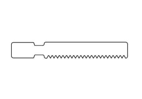 BRASSELER USA MEDICAL LLC Brassler Large Bone Reciprocating Saw Blades KM-278N 1 Each-MDL-KOMKM278N