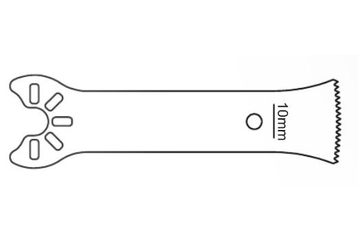 BRASSELER USA MEDICAL LLC Brassler Sternum Saw Blades KM3-108 1 Each - MDL-KOMKM3108