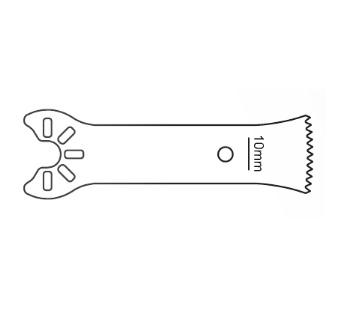 BRASSELER USA MEDICAL LLC Brassler Small Bone Saw Blades and Rasps KM3-206 1 Each-MDL-KOMKM3206