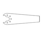 Brasseler Usa Medical Brassler Small Sagittal Bone Saw Blade, Size S, 41.5 mm x 9.5 mm - KOMKM3240
