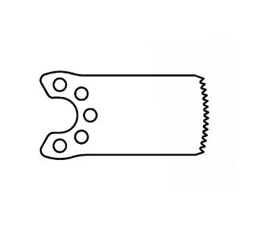 Brasseler Usa Medical LLC Brasseler Small Bone Oscillating Saw Blades - KOMKM3261