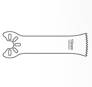 BRASSELER USA MEDICAL LLC Brassler Small Bone Saw Blades and Rasps KM33-206 1 Each-MDL-KOMKM33206