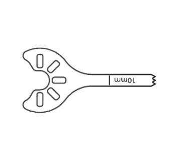 BRASSELER USA MEDICAL LLC Brassler Small Bone Saw Blades and Rasps KM33-413 1 Each-MDL-KOMKM33413