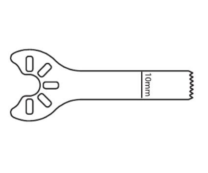 BRASSELER USA MEDICAL LLC Brassler Sternum Saw Blades KM33-414 1 Each - MDL-KOMKM33414