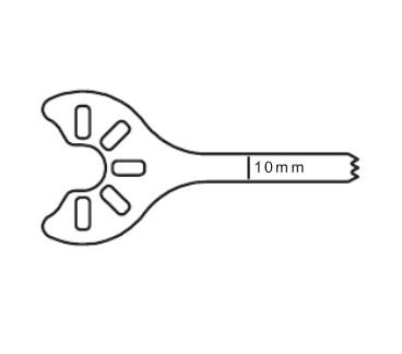BRASSELER USA MEDICAL LLC Brassler Small Bone Saw Blades and Rasps KM3-413 1 Each-MDL-KOMKM3413