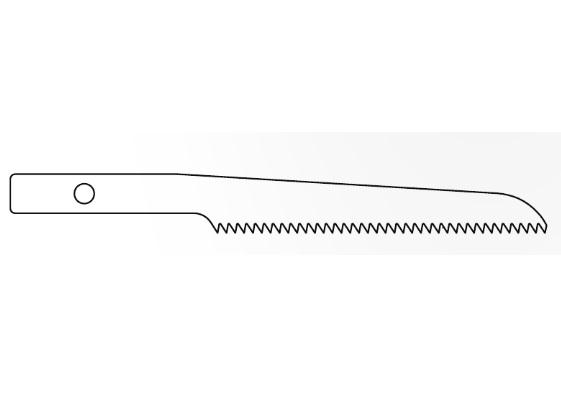 BRASSELER USA MEDICAL LLC Brassler Large Bone Reciprocating Saw Blades KM-459 1 Each-MDL-KOMKM459