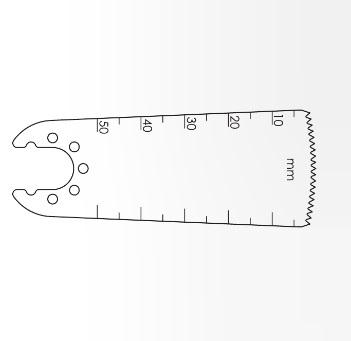 BRASSELER USA MEDICAL LLC Brassler Small Bone Saw Blades and Rasps KM519-10 1 Each-MDL-KOMKM51910