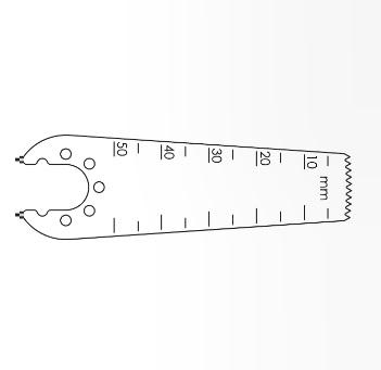 BRASSELER USA MEDICAL LLC Brassler Small Bone Saw Blades and Rasps KM519-15 1 Each-MDL-KOMKM51915
