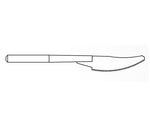 Brasseler Usa Medical Brassler Small Sagittal Bone Saw Blade, Reciprocating, Size S, 23.2 x 7.4 mm - KOMKM54