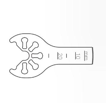 BRASSELER USA MEDICAL LLC Brassler Small Bone Saw Blades and Rasps KM71-233 1 Each-MDL-KOMKM71233