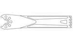 Brasseler Usa Medical Brassler Large Bone Oscillating Saw Blade, Surgical, 97 x 19.5 mm - KOMKM71523