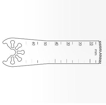 BRASSELER USA MEDICAL LLC Brassler Small Bone Saw Blades and Rasps KM71-553 1 Each-MDL-KOMKM71553
