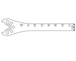 BRASSELER USA MEDICAL LLC Brassler Small Bone Saw Blades and Rasps KM71-580 1 Each-MDL-KOMKM71580