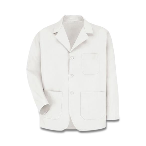 Vf Workwear-Div / Vf Imagewear (W) Three-Button Men's 3-Button Lapel Counter Coat, White, Size 3XL - KP10WH-RG-3XL - 1 Each