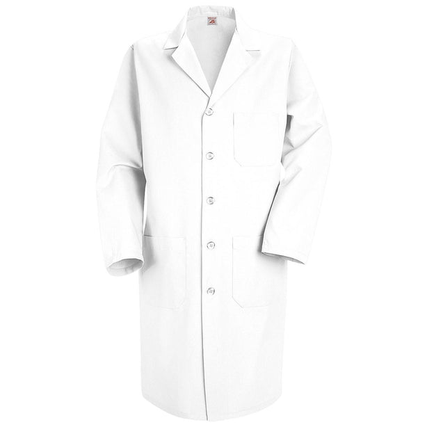 Vf Workwear-Div / Vf Imagewear (W) Red Kap Men's 80% Polyester/20% Combed Cotton Lab Coat, White, Size 72 - KP14WH72