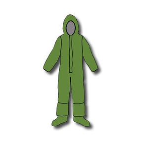 Kappler Zytron 400 Coveralls with Hood and Elastic Face Opening Z4H426GN-2XL3XL - 6.0 Each - MDL-KPI26GN2XL3XL