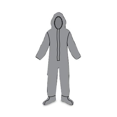 Zytron 200 Chemical Protection Suits - Z2H414GY4X - 6 Each - MDL-KPI2H414GY4X