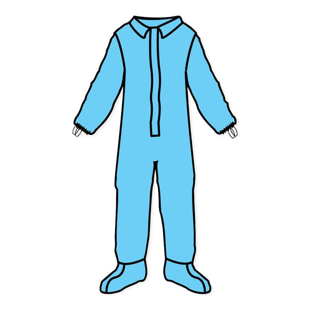 Provent Plus Coveralls - PPH433BU2XL3XL - 6 Each - MDL-KPI3BU2XL3XL