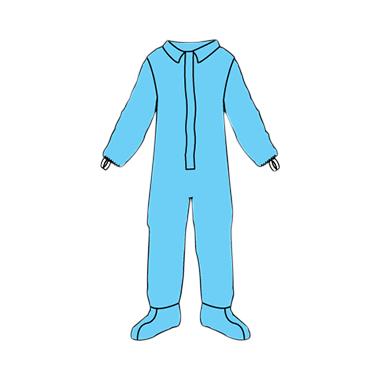 Kappler ProVent Plus Collared Coveralls PPH425WH2X3X - 6.0 Each