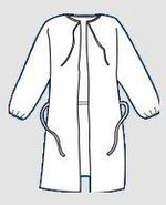 KAPPLER ProVent 7000 Wraparound Gowns with Tie Closure LS112WHLG 50 Each - MDL-KPILS112WHLG