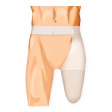 Compressogrip A/K Shrinker with 4" Belt and Gusset, Size XL for 30"-40" Circumference, 10.5" Flat Width, Knit-Rite - 2H-GS10-XL - 1 Each