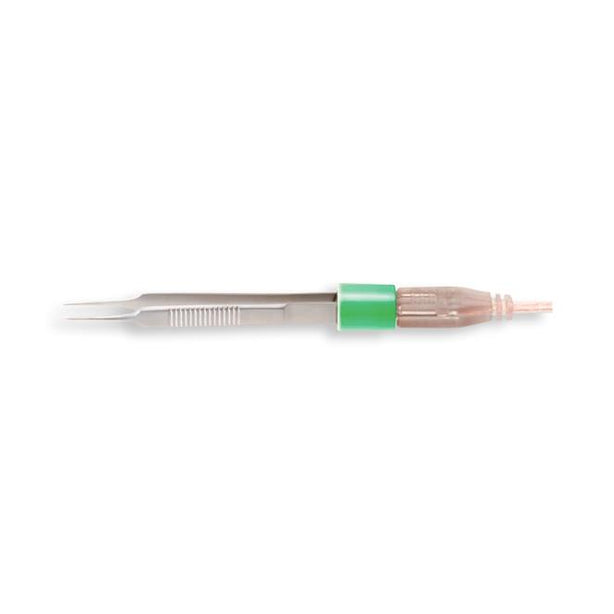 Kirwan Surgical Stainless Steel Disposable Forceps, Bipolar, Straight - 19-1275 - 10 Each