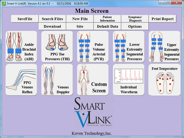 Koven Technology, Inc Smart-V-Link Vascular Testing Software - KVTSMARTVLINK