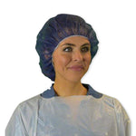 Keystone Adjustable Cap Corp Kaystone Polypropylene Bouffant Caps 110NWI-10-21-NAVY - 1000.0 Each