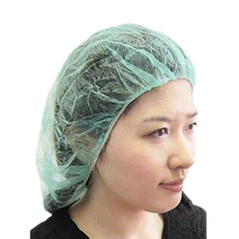 Keystone Adjustable Cap Corp Kaystone Polypropylene Bouffant Caps 110NWI-10-24-GREEN - 1000.0 Each