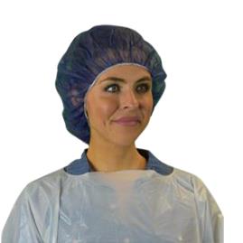 Keystone Adjustable Cap Corp Kaystone Polypropylene Bouffant Caps 110NWI-10-24-NAVY - 1000.0 Each