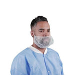 Keystone Adjustable Cap Polypropylene Beard Cover, White, 21", Size XL - 112NWI-XL - 1000 Each