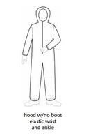 Keystone Adjustable Cap Corp Keyguard Coveralls with Hood CVL-KG-H-E-3XL - 25.0 Each
