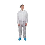 Keystone Adjustable Cap Corp Keystone Polypropylene Coveralls with Elastic Wrists and Ankles CVL-NW-E-MD - 25.0 Each