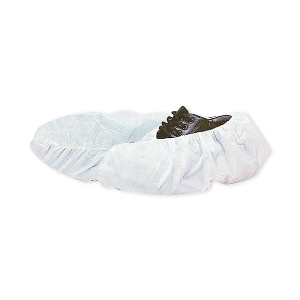 Keystone Adjustable Cap Corp Cross-Linked Water-Resistant Polyethylene Shoe Covers - KYADLRGWHITE