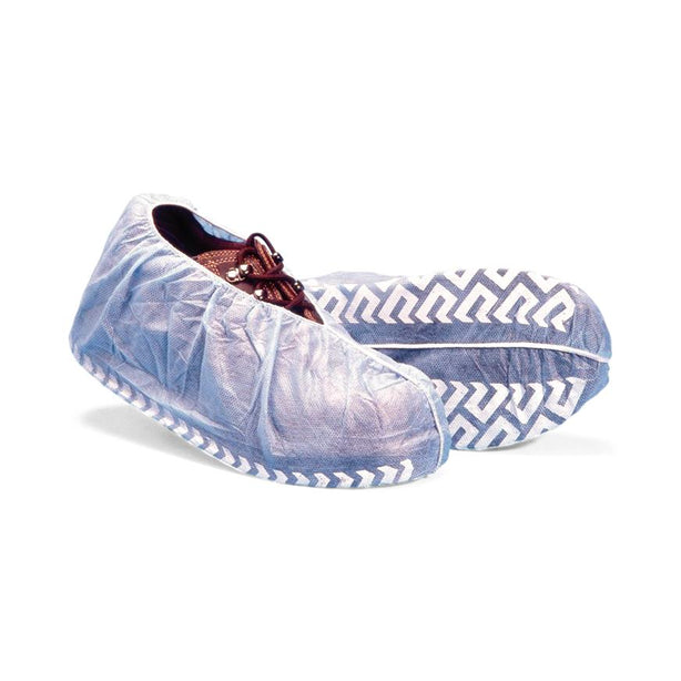 Keystone Adjustable Cap Corp Cross-Linked Water-Resistant Polyethylene Shoe Covers - KYAELRGBLUE