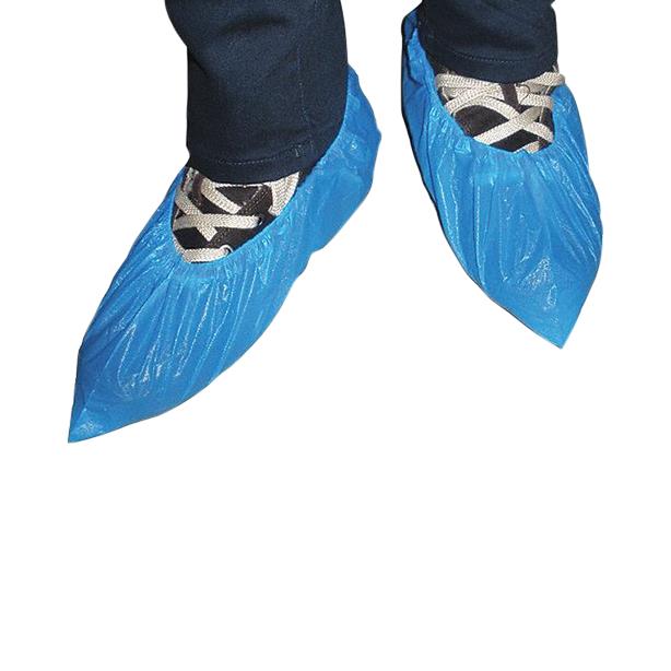 Keystone Adjustable Cap Corp Cross-Linked Water-Resistant Polyethylene Shoe Covers - KYAPEXLBLUE