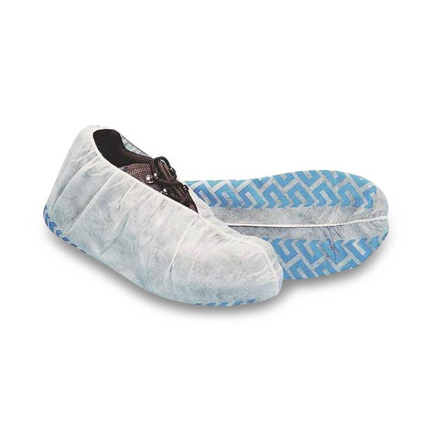Keystone Adjustable Cap SC-NWI-NS-LRG-WHITE Shoe Cover, Polypropylene, White, Size L - MDL-KYASLRGWHITE - 300 Each