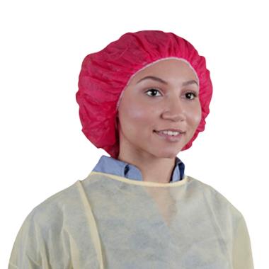 Keystone Adjustable Cap Corp Kaystone Polypropylene Bouffant Caps 110NWI-10-21-RBG - 1000.0 Each