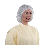 Keystone Adjustable Cap Corp Kaystone Polypropylene Bouffant Caps 110NWI-10-24-WBG - 1000.0 Each
