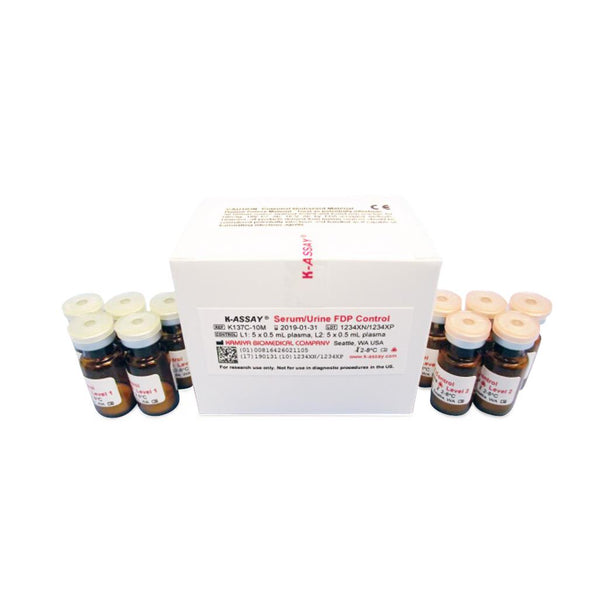 Kamiya Biomedical Company Diagnostic Assay Controls K322C-10M - 1.0 Each