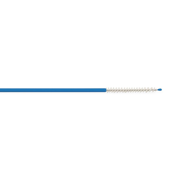 Key Surgical AT-18-158-50 Channel Cleaning Brush with Acrylic-Tip Bristles, Blue Nylon Rod, 18" x 0.158" - MDL-KYSAT1815850 - 50 Each